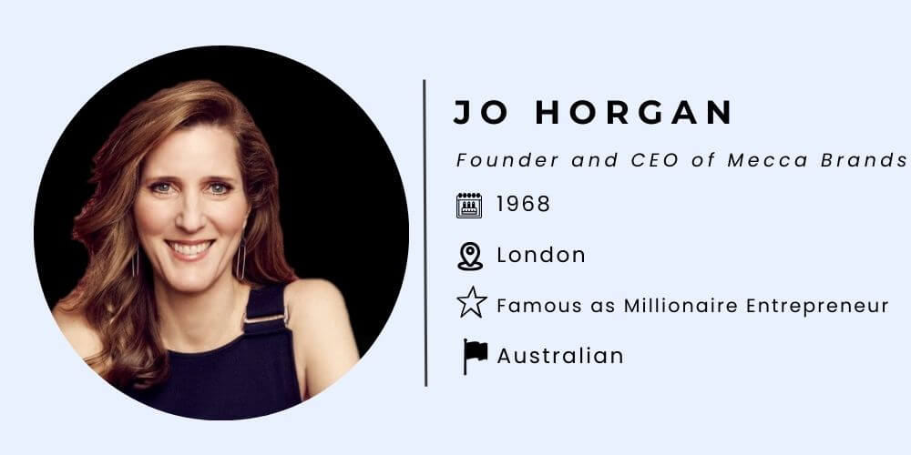 Jo Horgan CEO of Mecca Brands