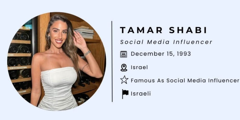 Tamar Shabi Biography, Wiki, Real Name, Birthday, Biodata