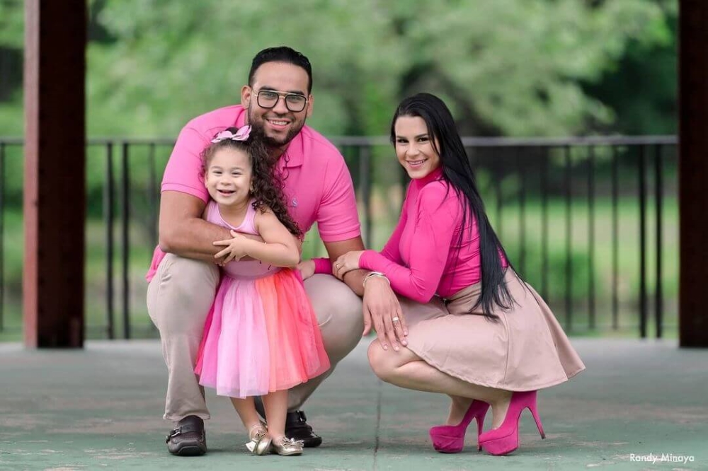 DJ Aneudy wife Abdally Fattal and daughters