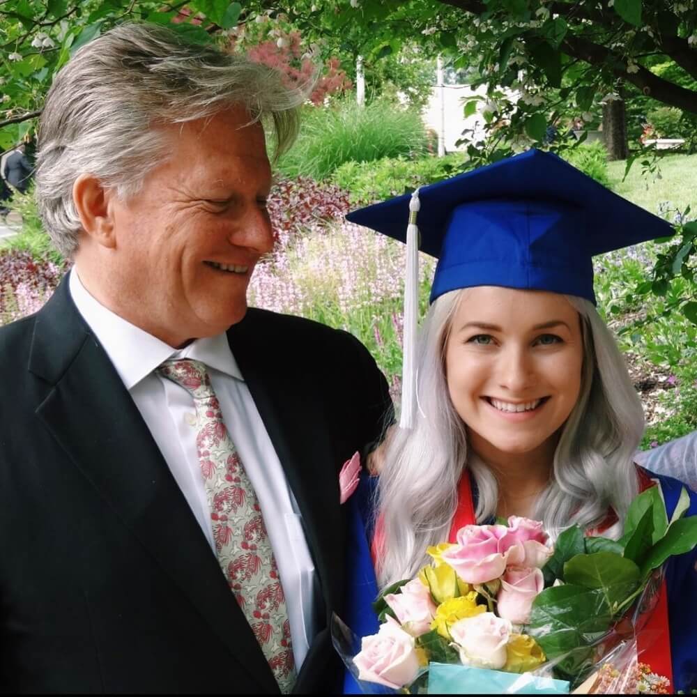 Erin McGoff with her Father