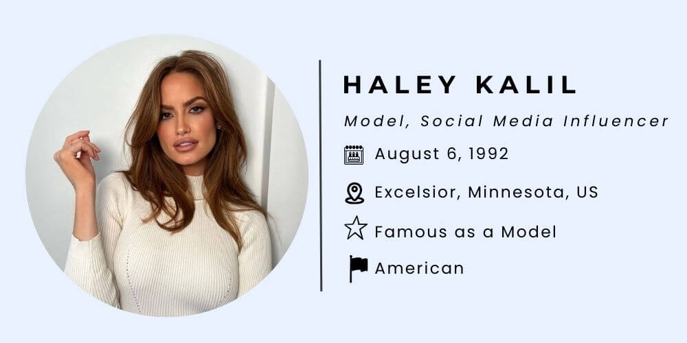 Haley Kalil Net Worth 2025: Model, Influencer & Media Personality Haley Kalil Net Worth, Husband, Age, Height, Parents, Bio