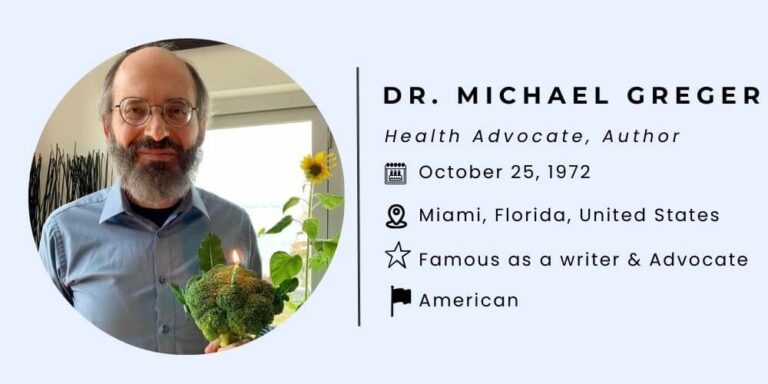 Dr. Michael Greger Bio, Age, Wife, Children, Books, Net Worth