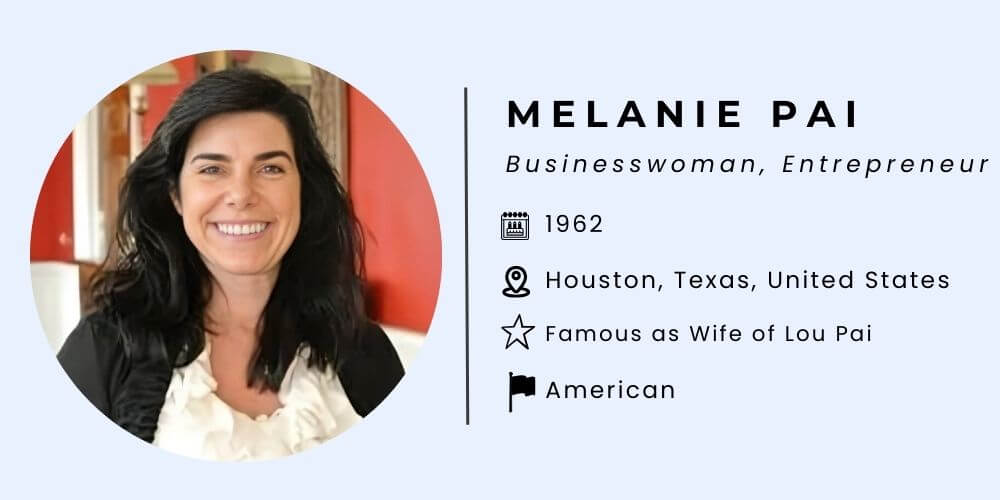 Who is Lou Pie&rsquo;s Wife Melanie Pai? Age, Net Worth, Kids
