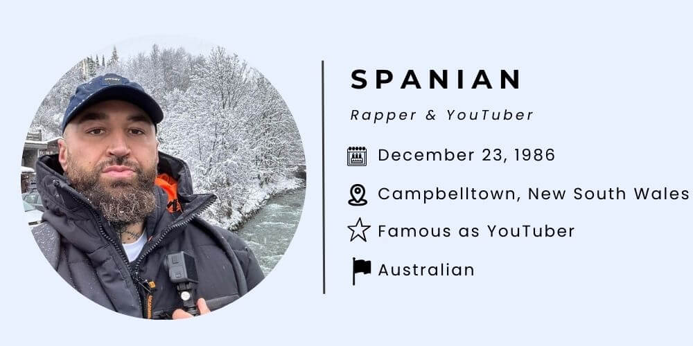 Spanian Real Name, Wife, Nationality, Age, Net Worth, Height