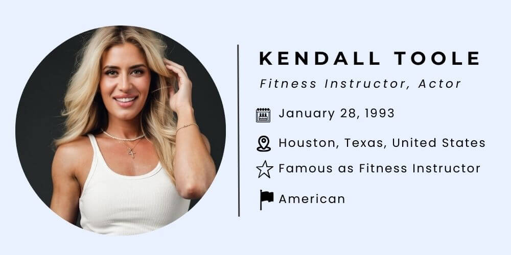 Kendall Toole Bio.