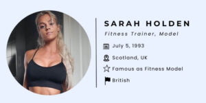 Sarah Holden Fitness, Age, Height, Weight, Husband, Net Worth