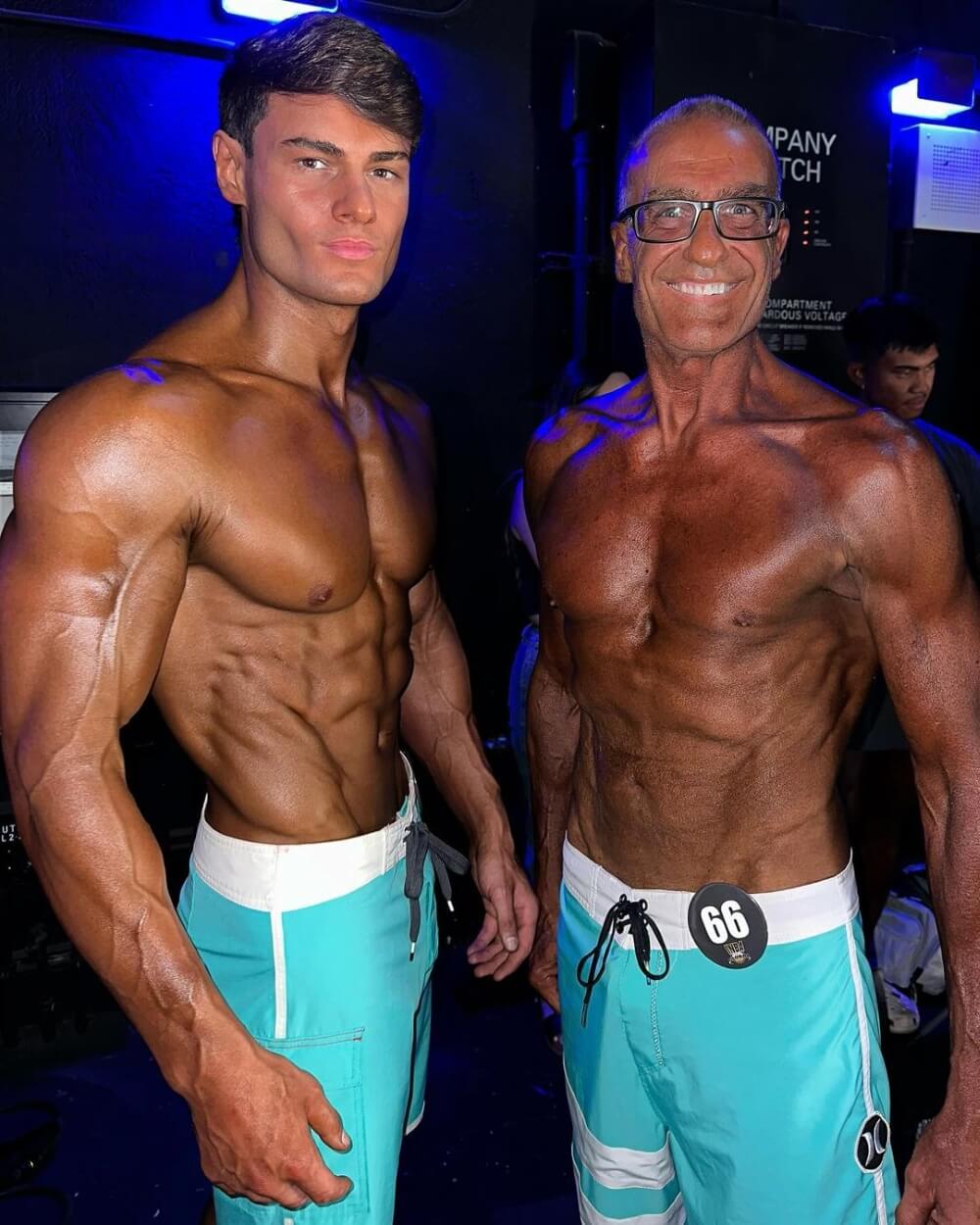 Jeff Seid and his father Jerry Seid pic