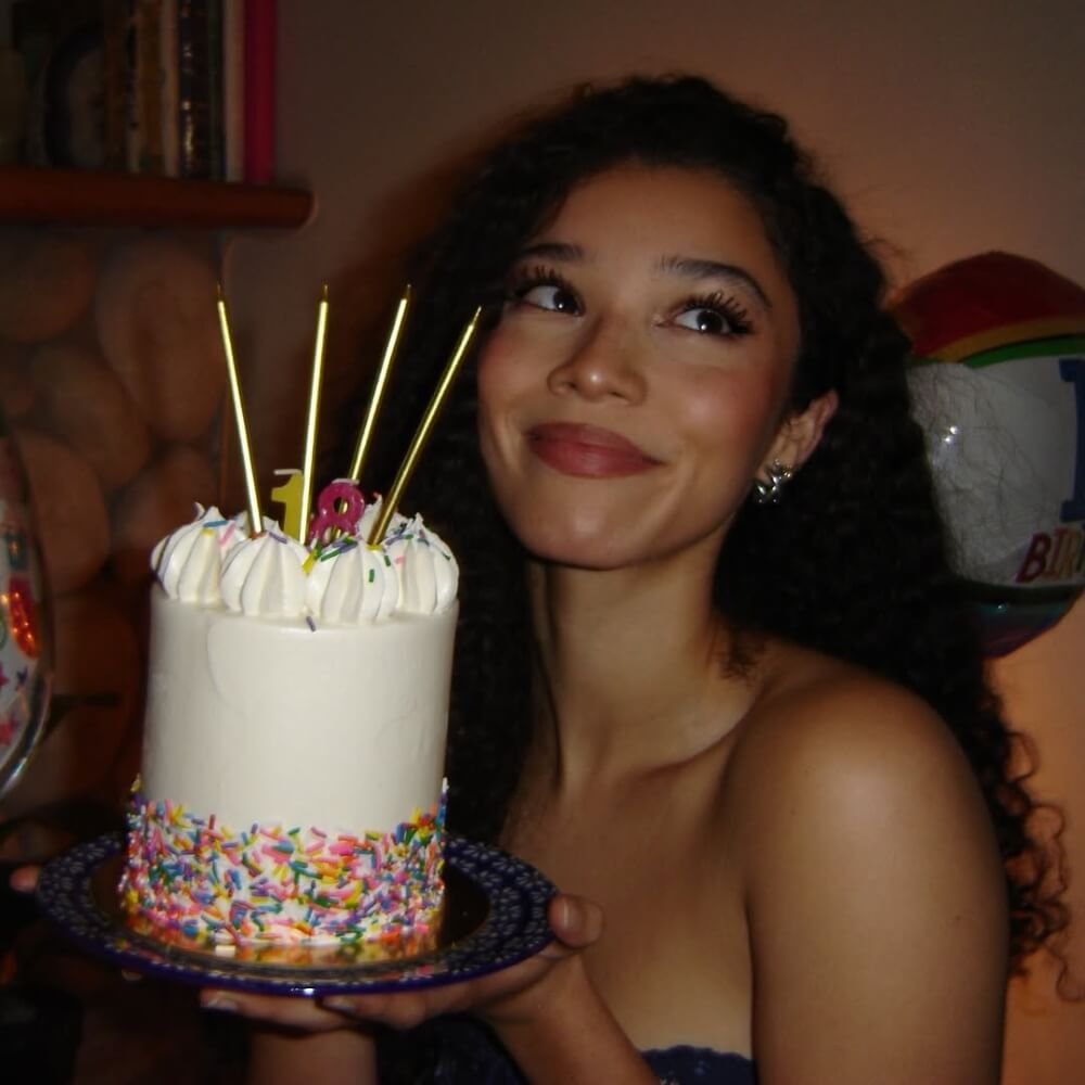 Malia Baker birthday pic