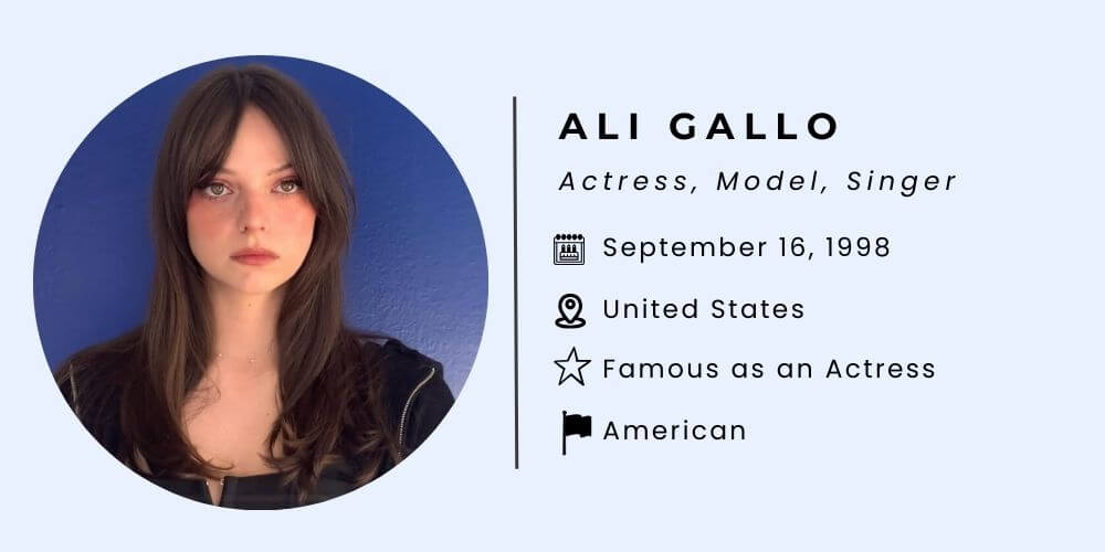 Ali Gallo Bio.