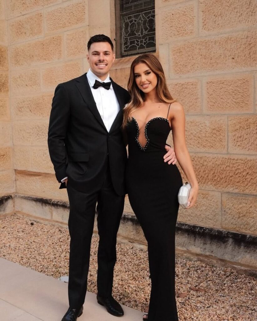 Ashleigh Menin with her boyfriend Chad Hazouri