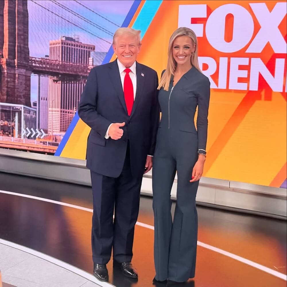 Carley Shimkus with Donald Trump