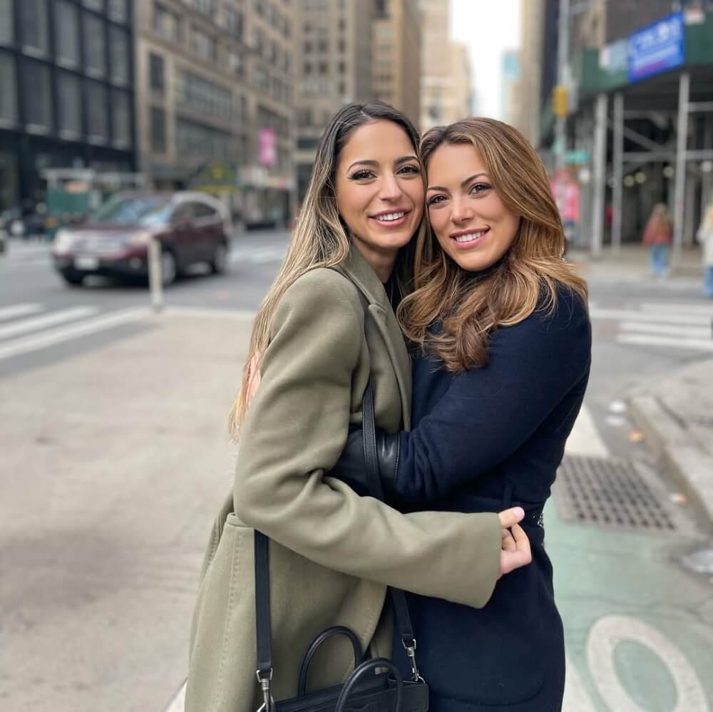 Priscilla Casper with her sister Kimberley Casper