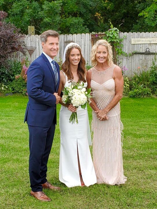 Randy Meier with wife and daughters