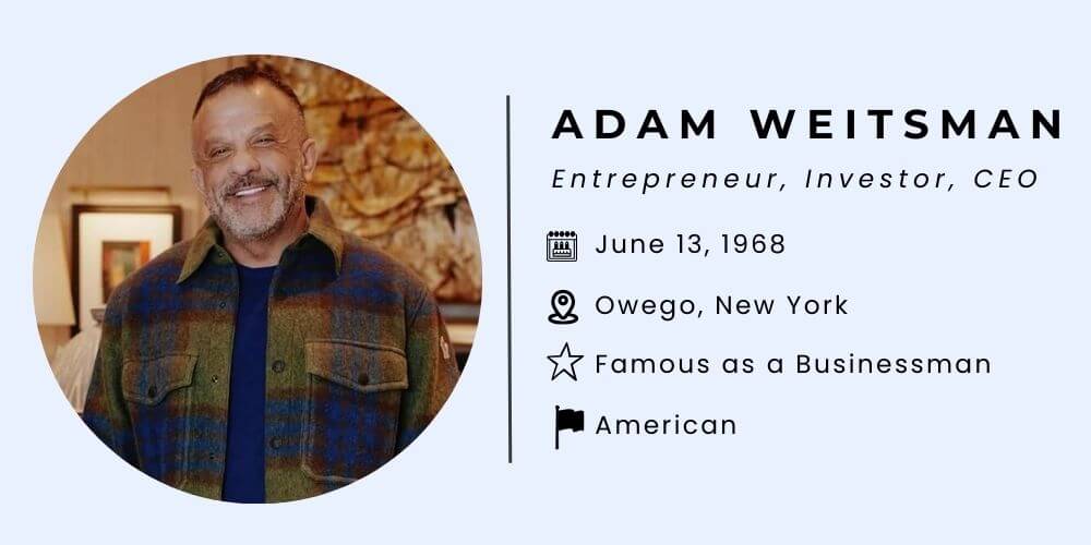 Adam Weitsman Bio.