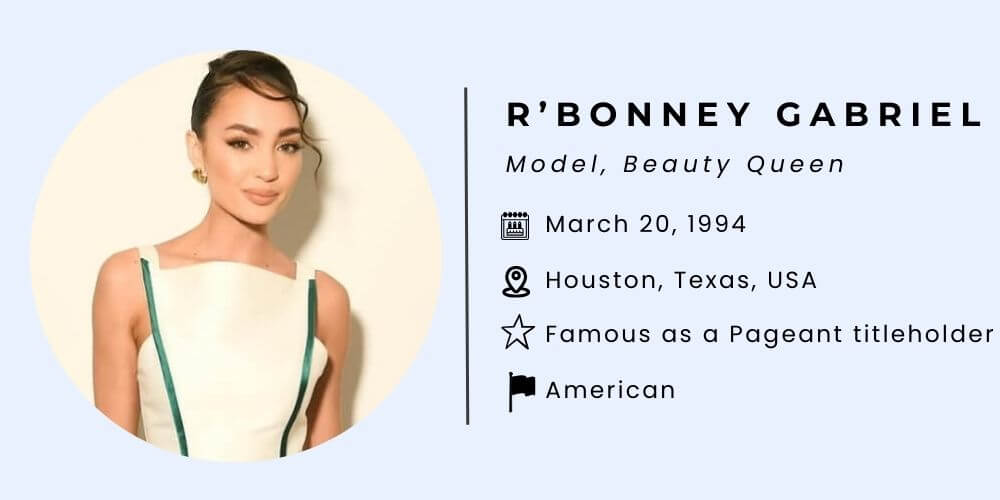 R’Bonney Gabriel Bio.