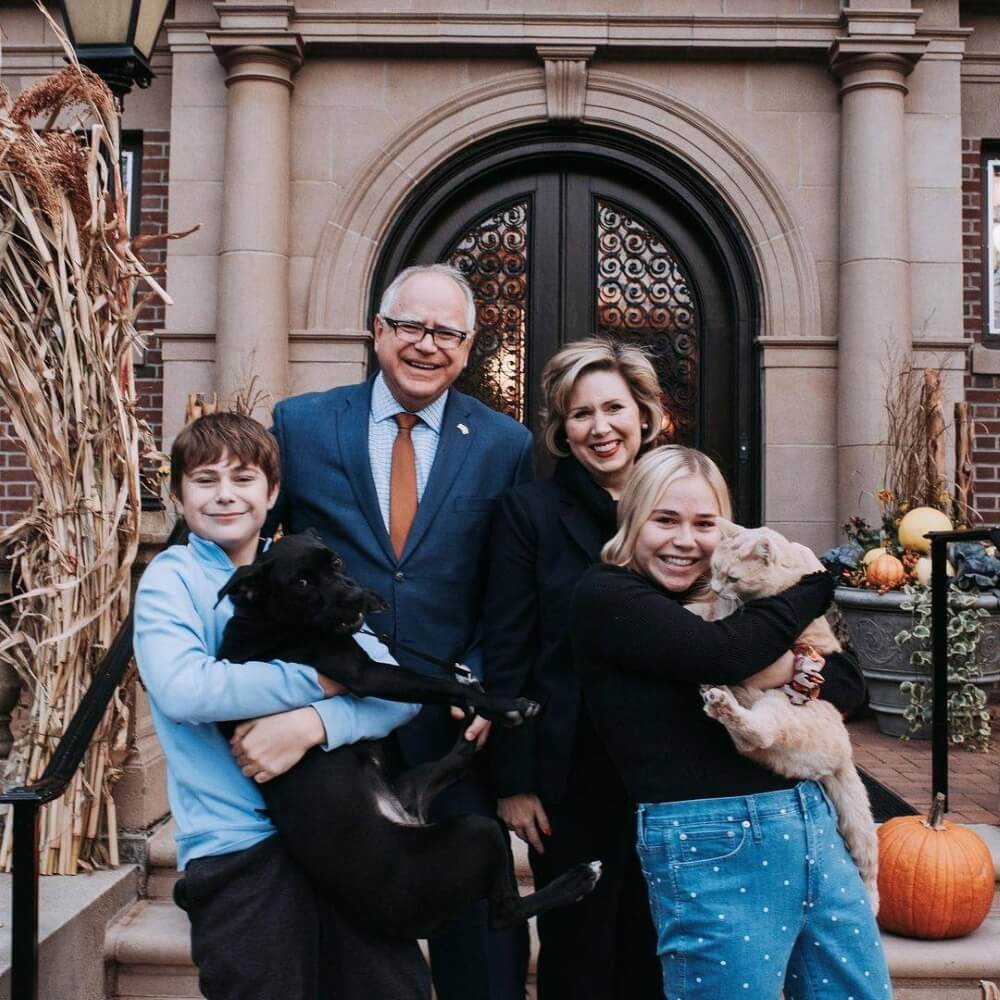 Tim Walz Wife and Kids