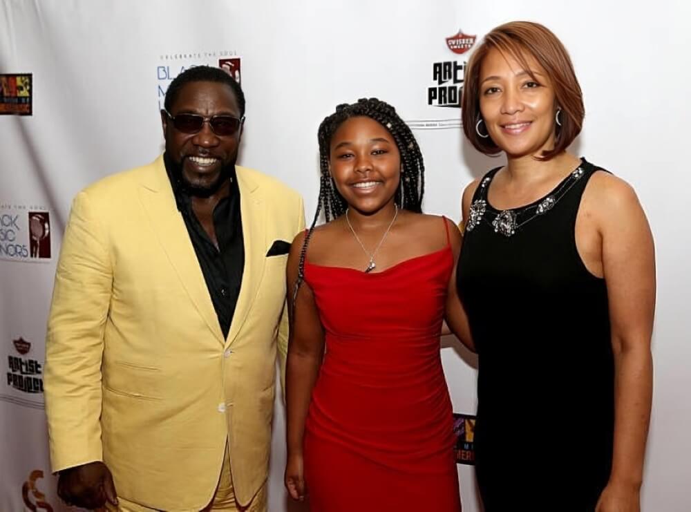 Eddie Levert Second wife & Daughter