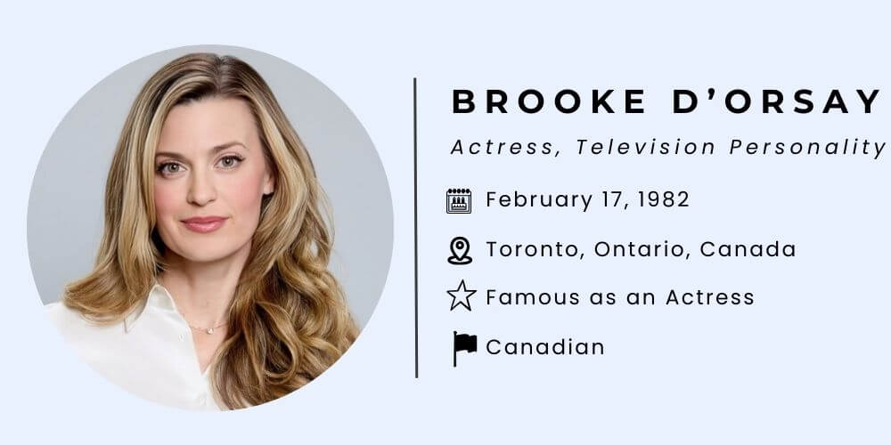 Brooke D’Orsay Bio.
