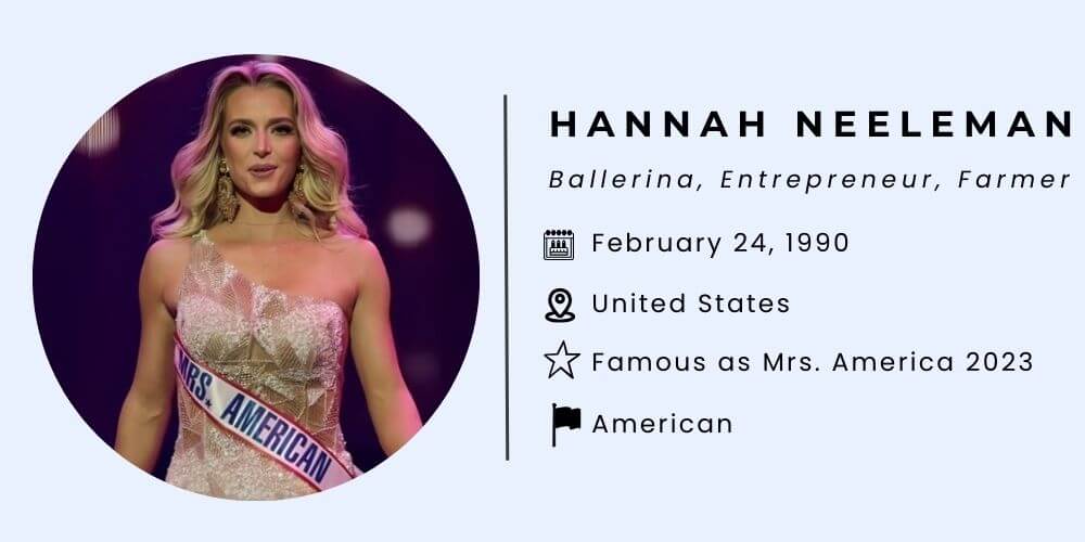 Hannah Neeleman Bio.