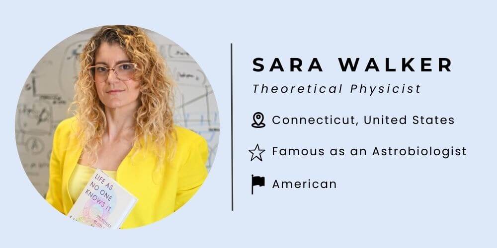 Sara Walker Bio.