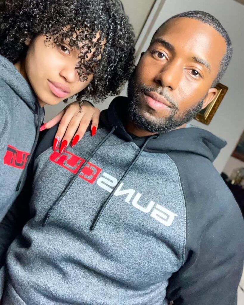 Shermichael Singleton and his wife Nhiya Marie
