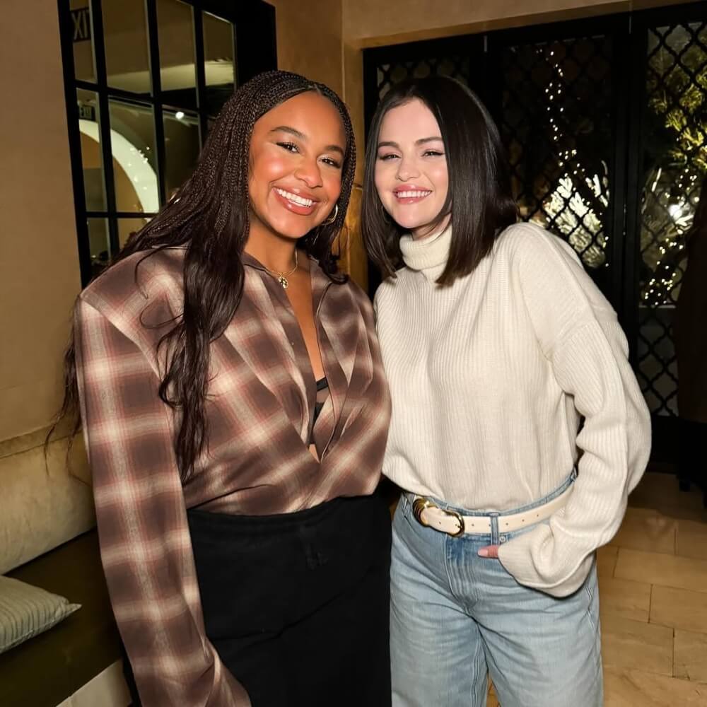 Nia Sioux with Selena Gomez
