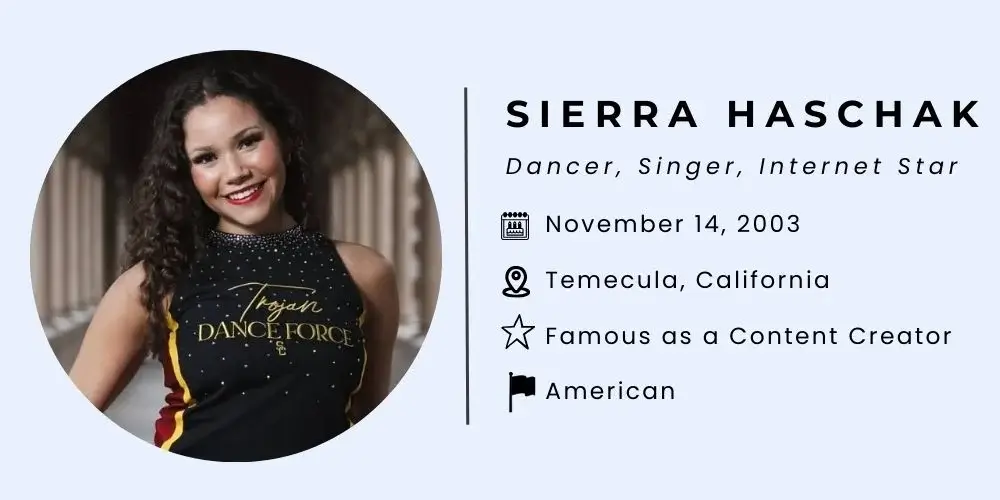 Sierra Haschak Biography.
