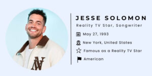 Jesse Solomon Age, Net Worth, Height, Ethnicity, Girlfriend, Wiki