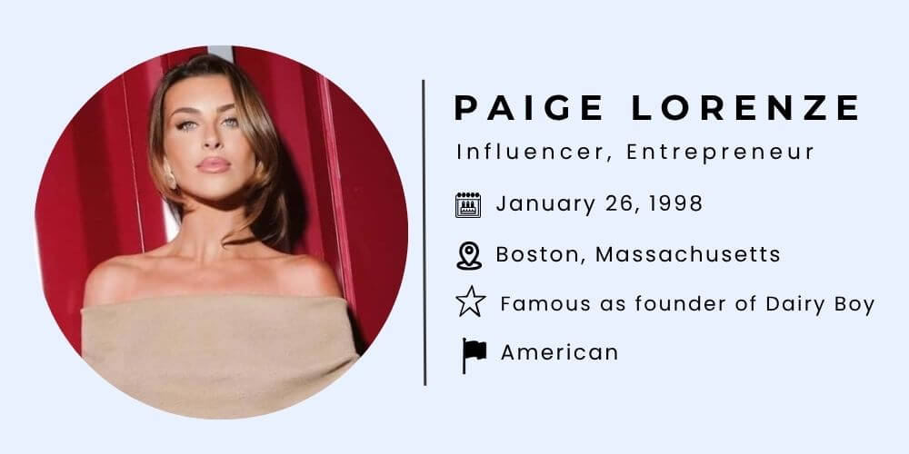 Paige Lorenze Bio.