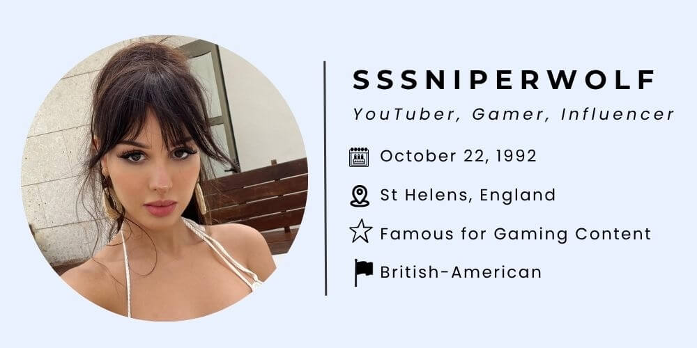 SSSniperWolf Bio.