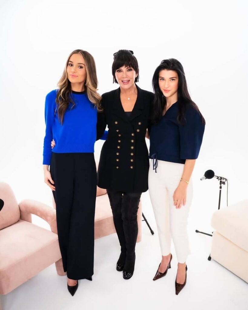 Sophia Kianni with Kris Jenner