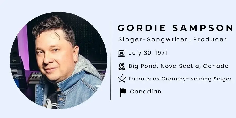 Gordie Sampson Bio.