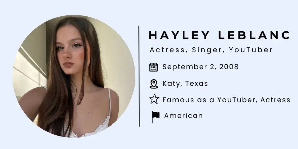 Hayley LeBlanc Bio.