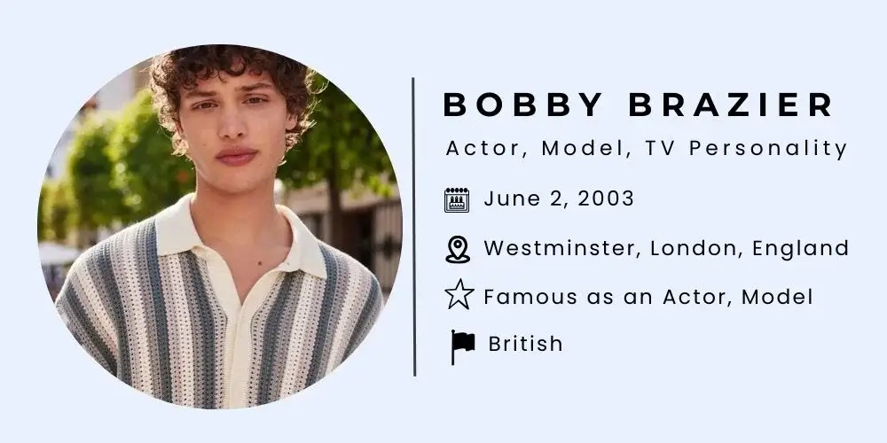 Bobby Brazier Bio.
