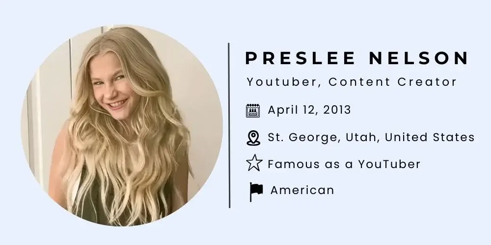 PresLee Nelson Bio.
