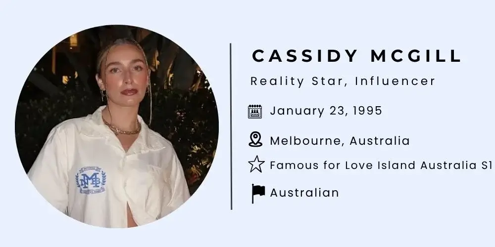Cassidy McGill Bio.