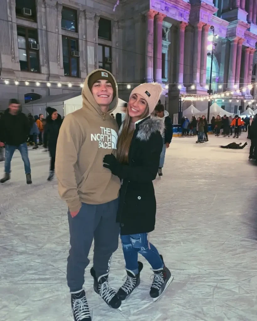 Jenna Sinatra with ex boyfriend