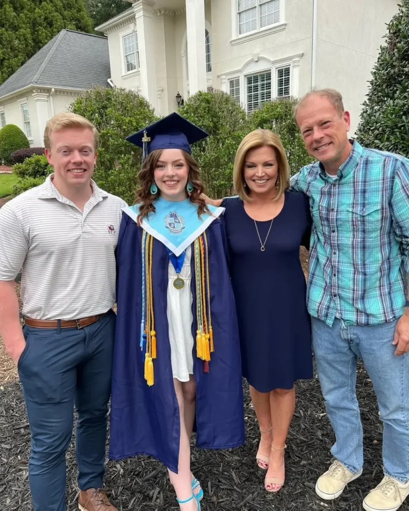 Joanne Feldman with husband and kids