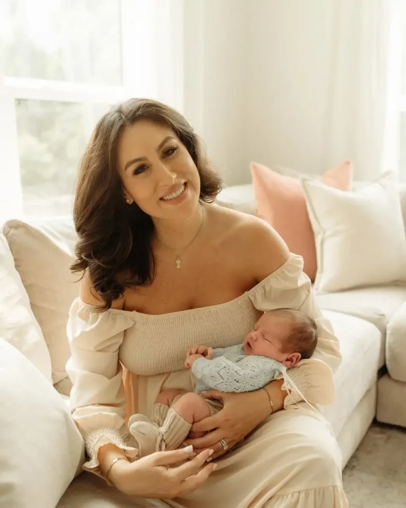 Marina Marraco with baby