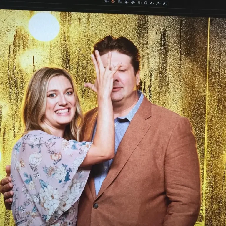 Aliza Barber with husband