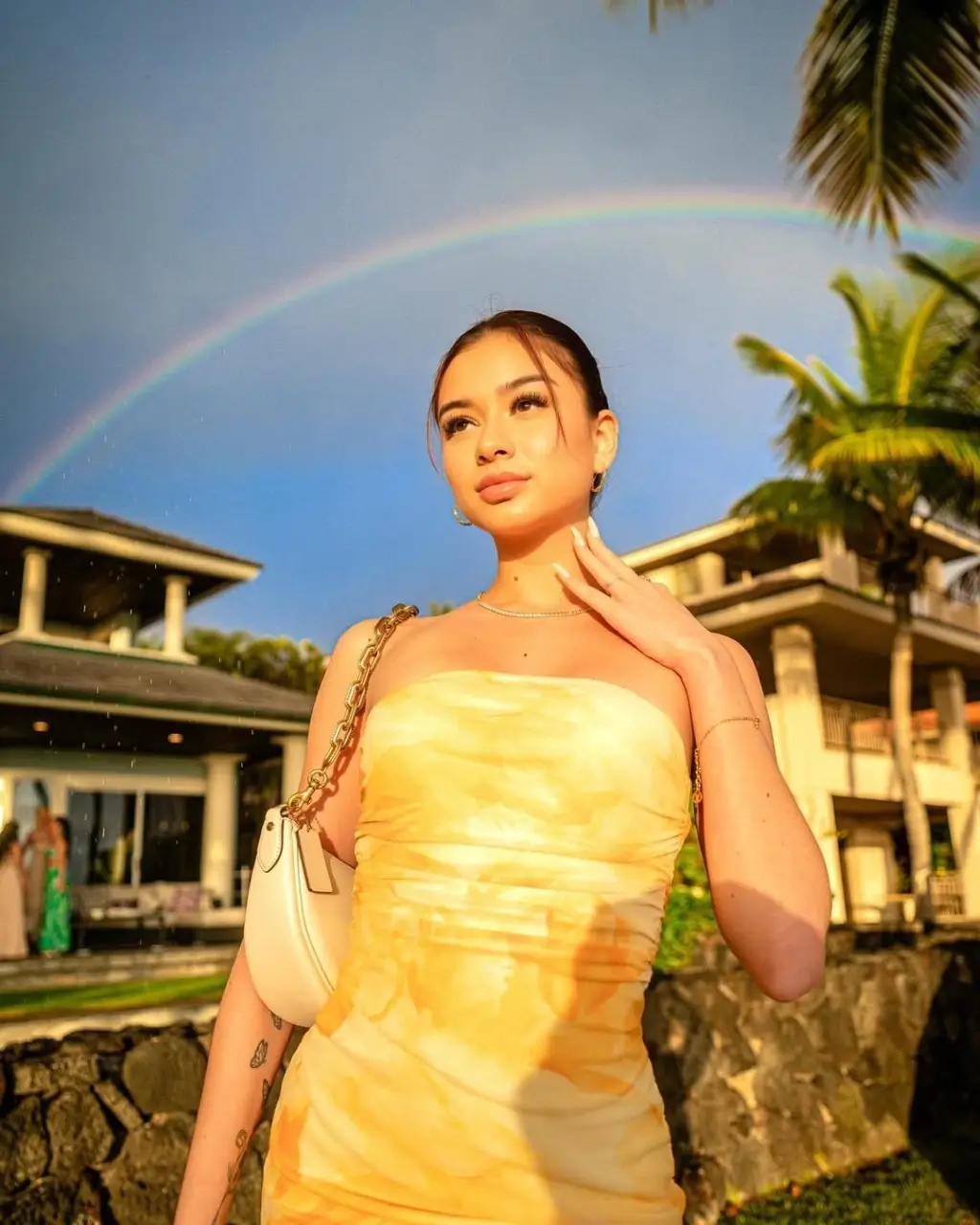 Andie Elle in a moment of reflection, highlighting her complexity as a person