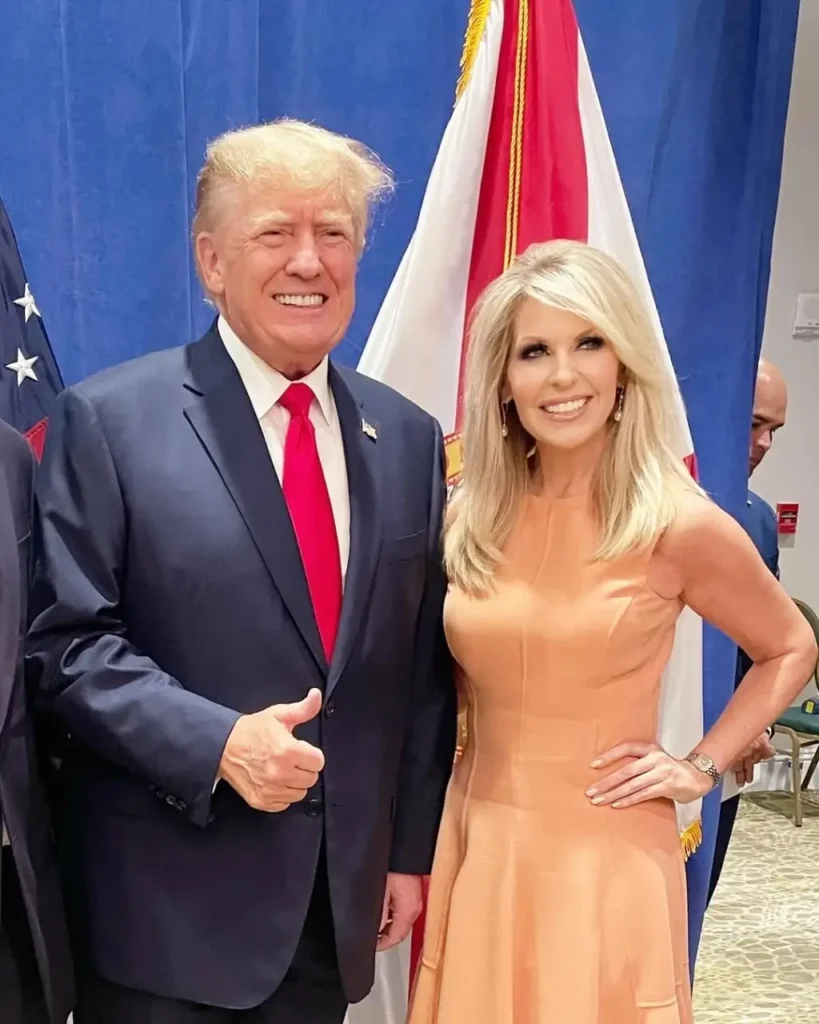 Monica Crowley with trump