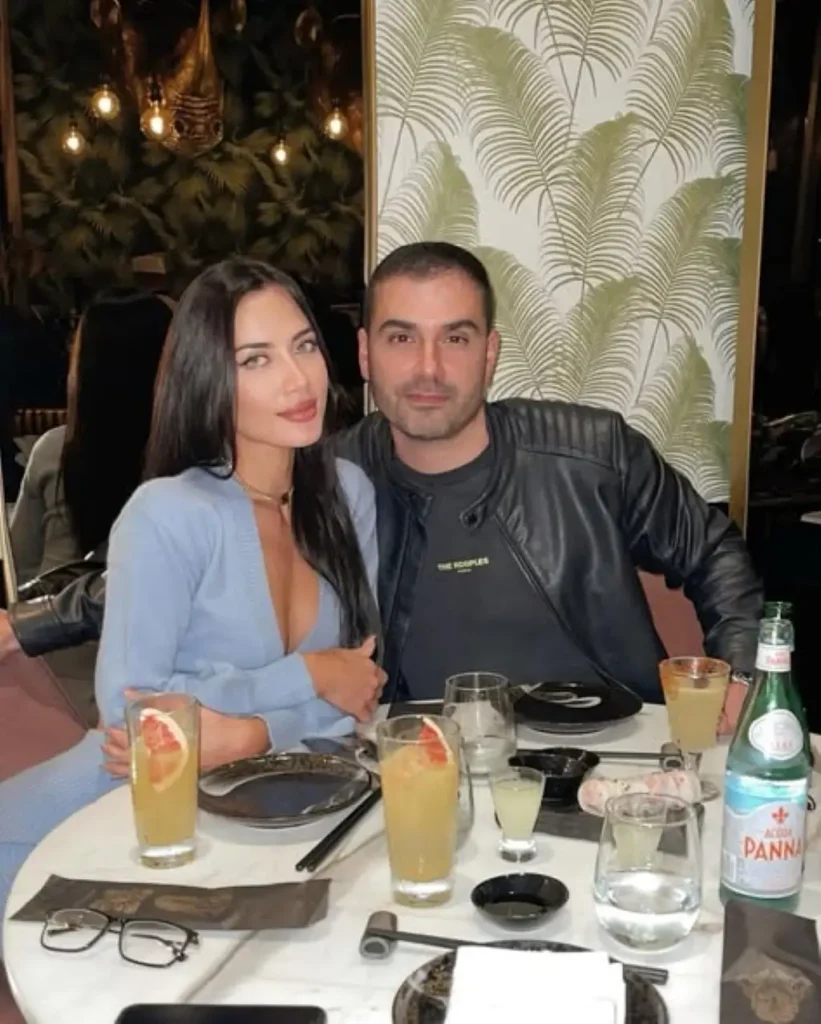 Georgina Mazzeo with husband