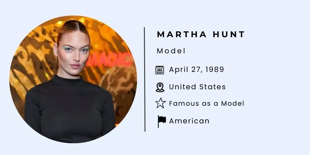 Who is Martha Hunt