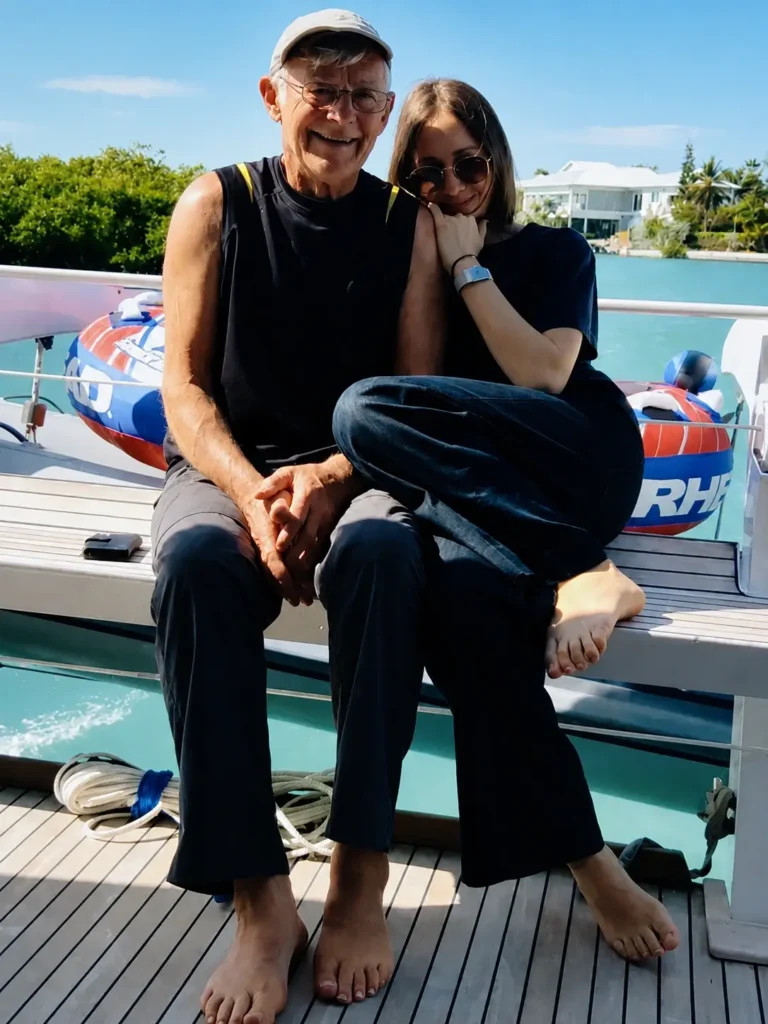 Mykhailo Farmiga with Daughter