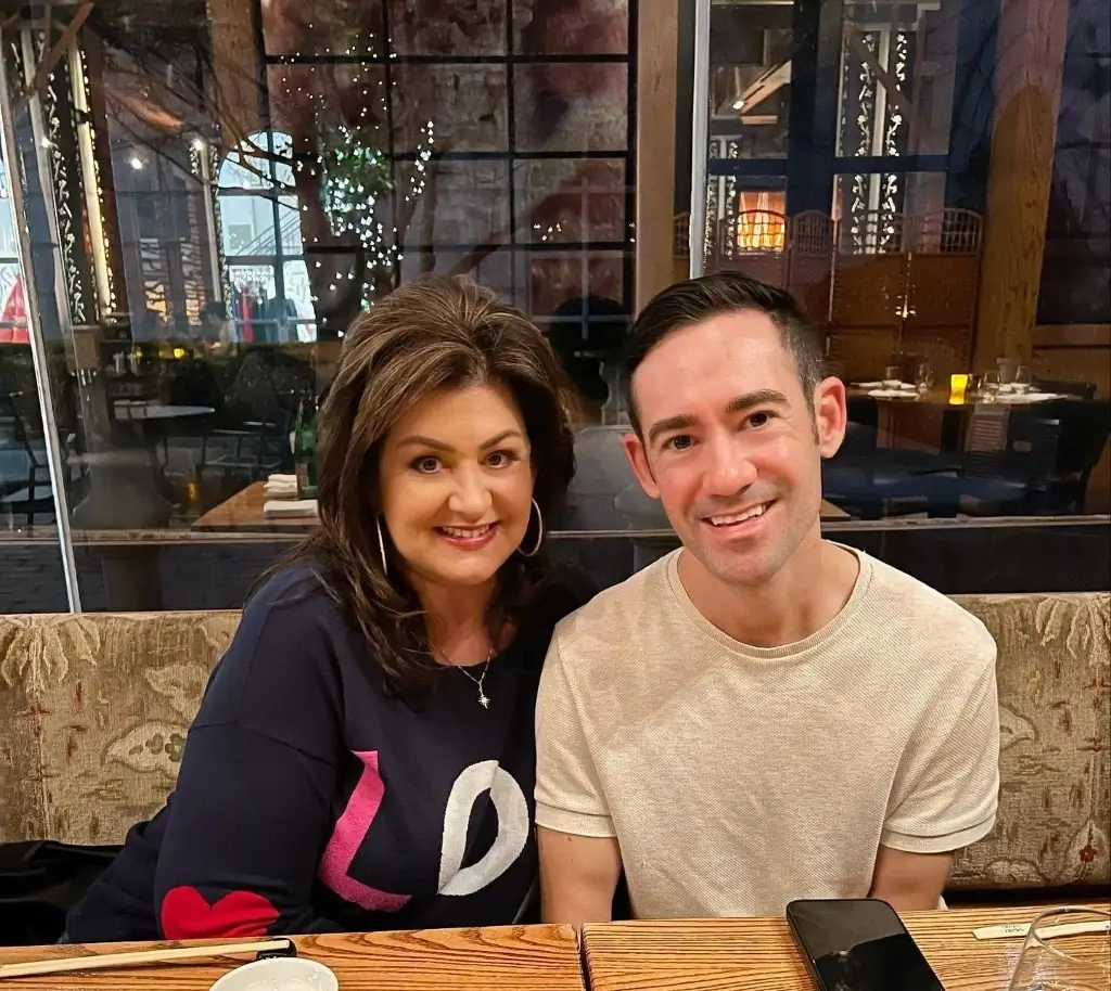 Jonathan Lamb with mother