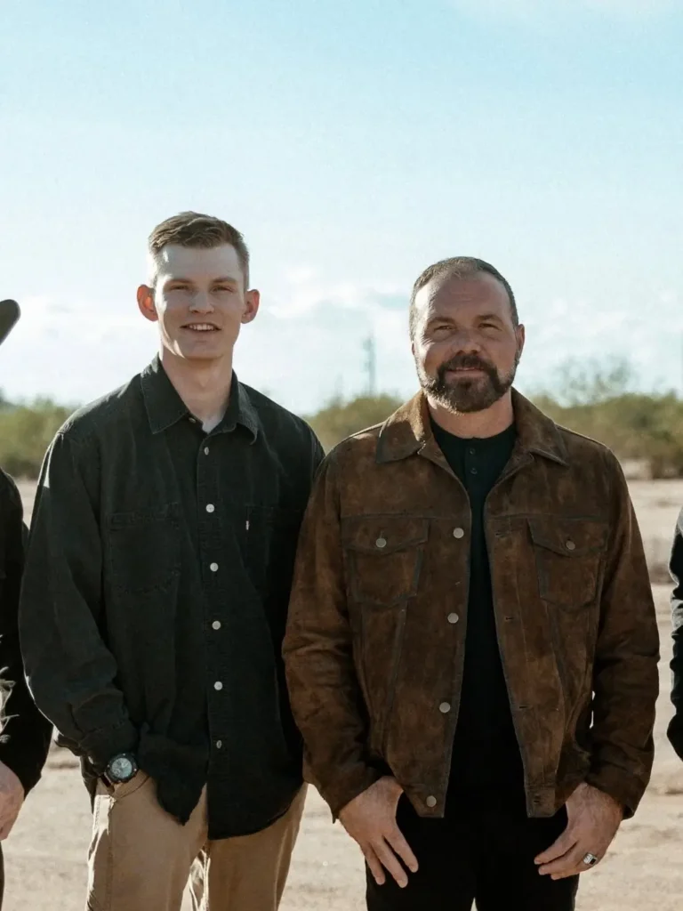 Mark Driscoll with son