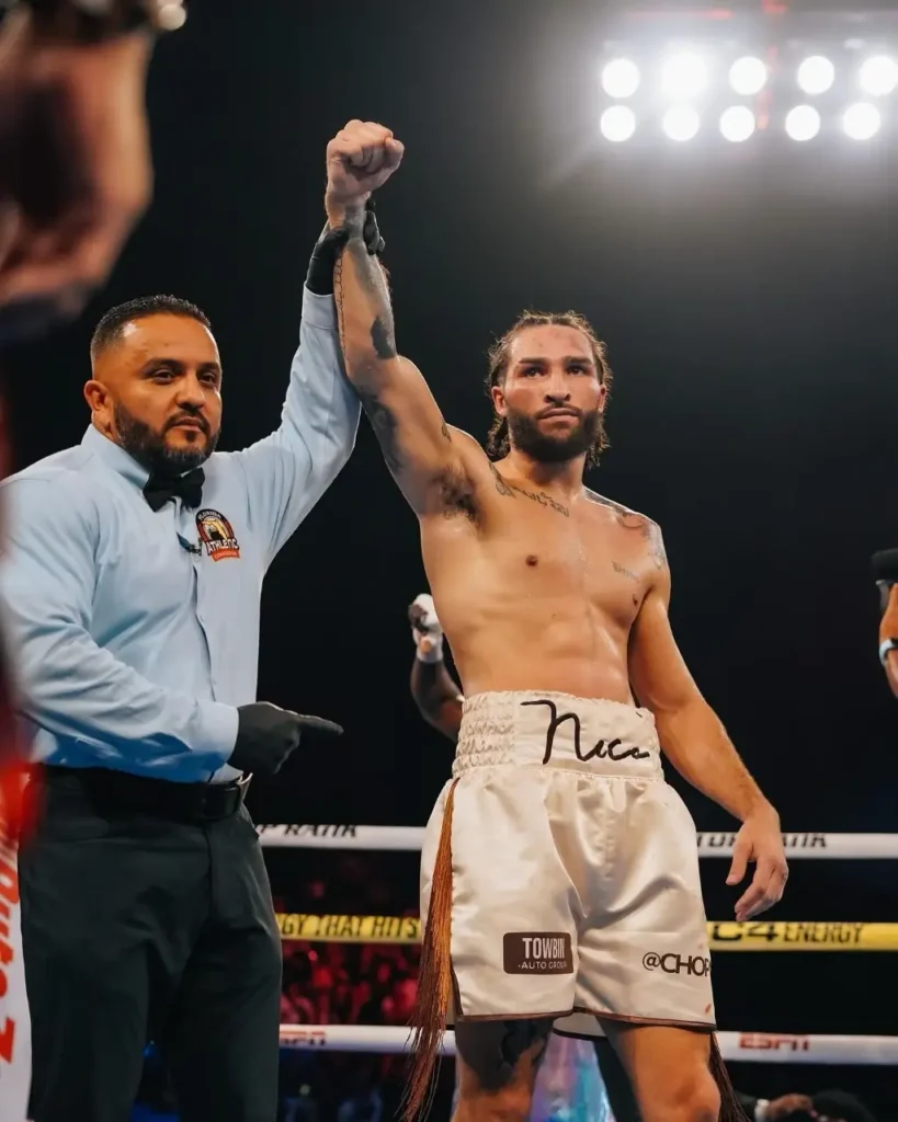 Nico Ali Walsh Boxer winning momment