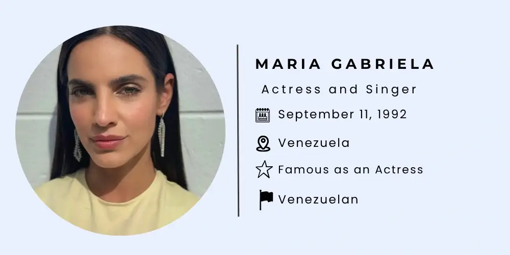 Who is María Gabriela